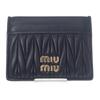 5MC076_AFPP_F0002 Card Case Black Lambskin Women