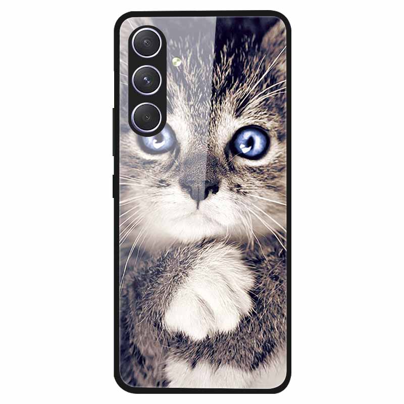 Закаленное Стекло Чехол для Samsung Galaxy A34 / A54 5G Крышка Жесткие Ударопрочные Чехлы для Samsung A54 Funda Coque для GalaxyA54 чехол