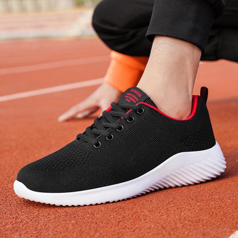 Men's Breathable Mesh Running Shoes - Non-Slip, Soft Sole, Lightweight Casual Trainers