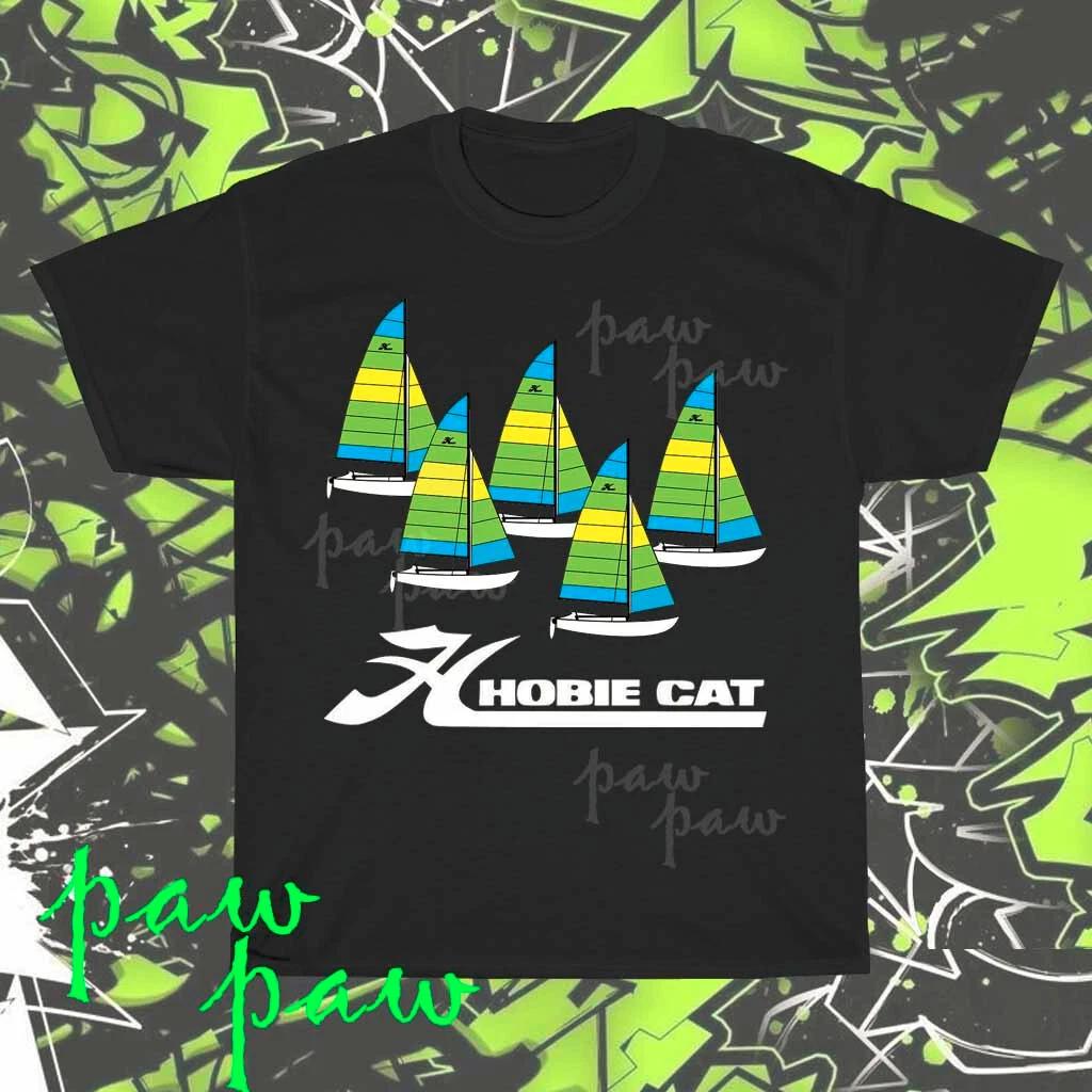 Абсолютно новая американская футболка Hobie Cat 16 Active Logo, смешная, размеры от S до 5XL