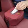 AEKUQ1 Car Tissue Storage Bag Interior Accessories Toilet Paper Organizer For Porsche Panamera Taycan 911 718 Macan Cayenne Boxster