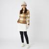 Marie Claire Women's Beige Mock Neck Checkered Golf Sweater (735751)