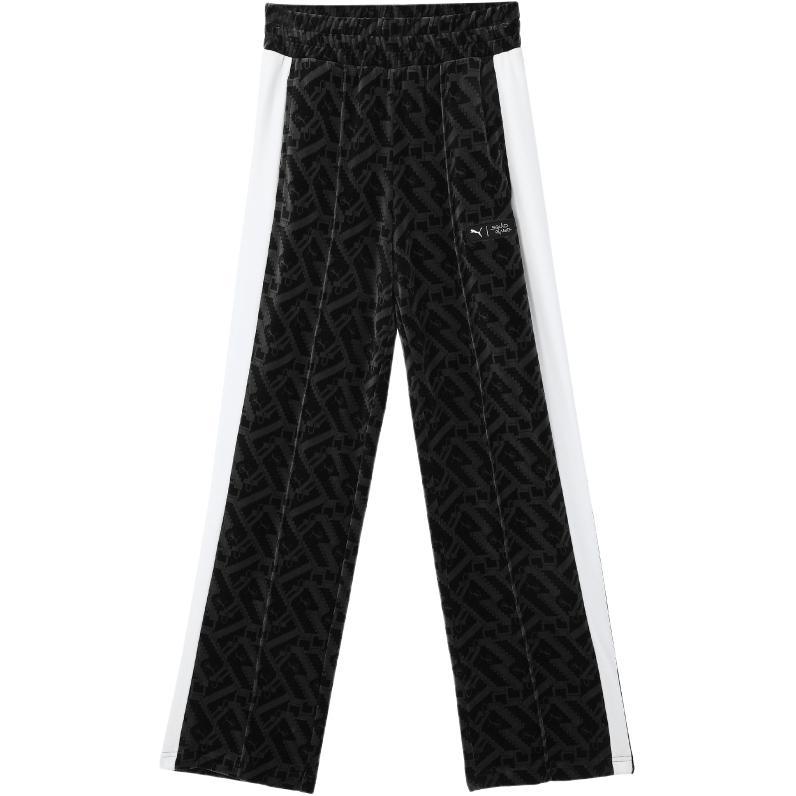 (WMNS) PUMA x Игра в кальмара Брюки T7 'Черный' Женские 627433-01