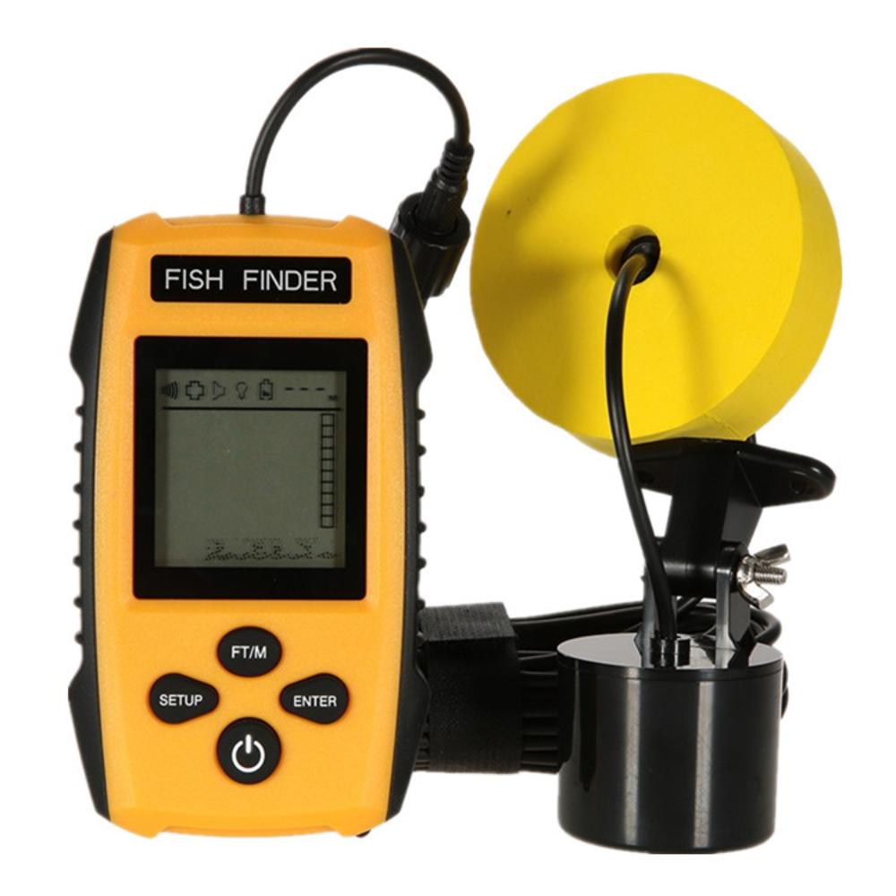Portable Fish Finder Ice Fishing Sonar Sounder Alarm Transducer Fishfinder 0.7-100m Fishing Echo Ice Fishing Tackle Accessories