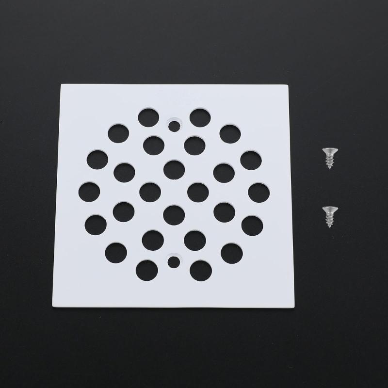 Квадратная крышка для напольного слива из нержавеющей стали, противозасорная, легко моющаяся, крышка-фильтр для слива, улавливатель волос, простая в установке