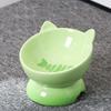 Cute Pet High Foot Bowl Ceramic Cats Drinking Feeder Dog Food Feeding Basin  Water Container