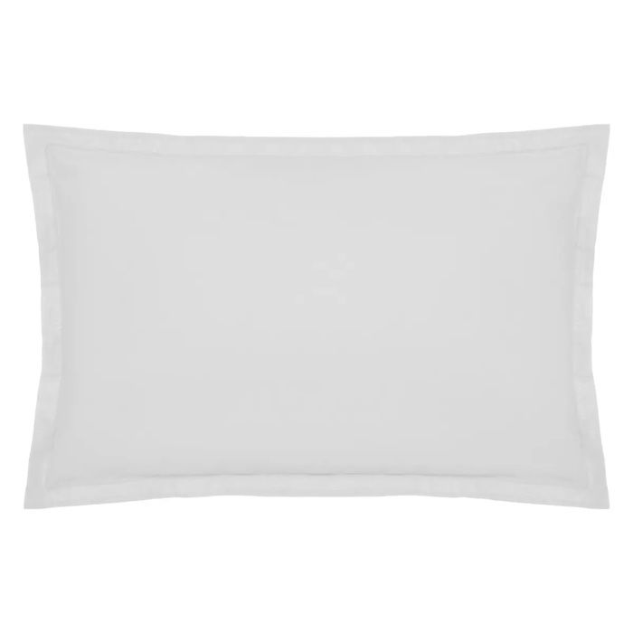 Taie D'oreiller - Harmonie - 50 X 70 Cm - Percale De Coton - Blanc - Oeko-Tex®