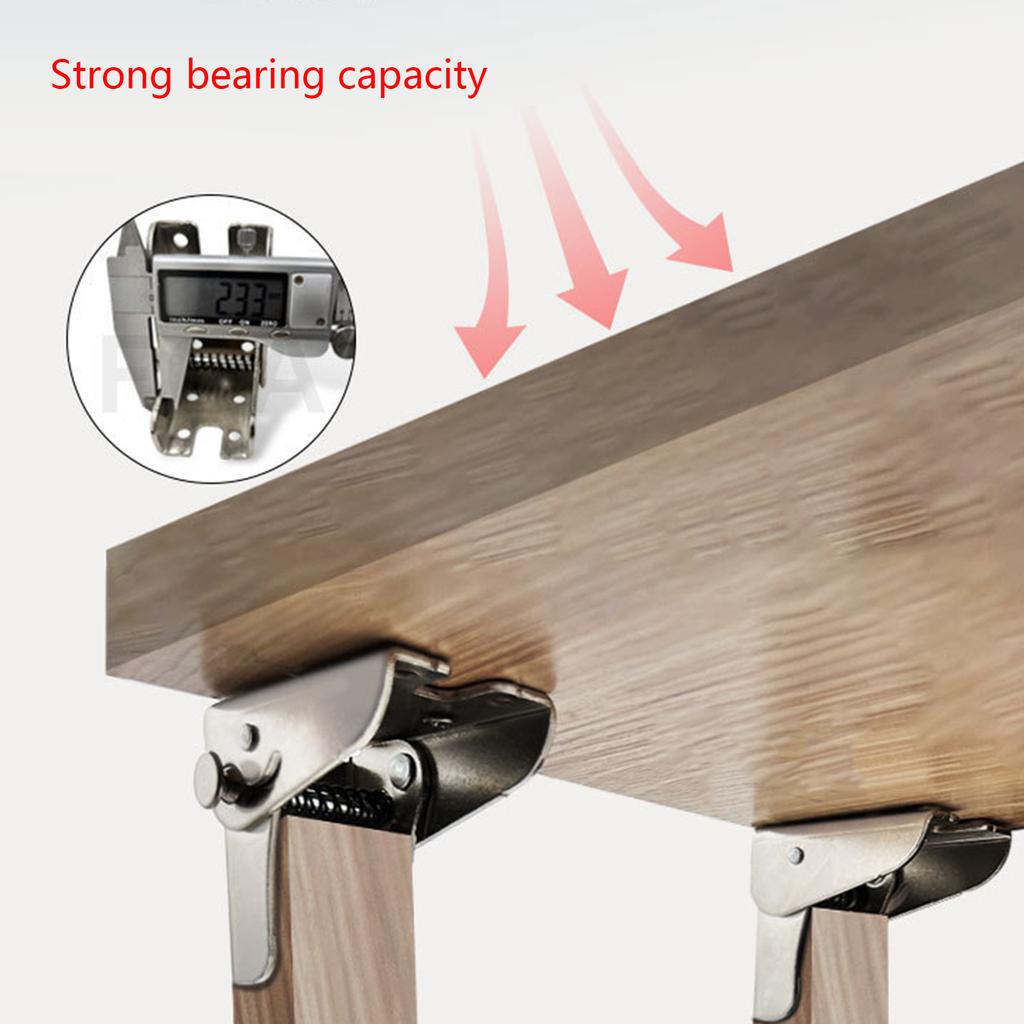 Sofa Invisible Folding Hinge 90 Degree Right Angle Self-Locking Folding Furniture Hardware Dining Table Connection Foot