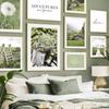 Green Mountain Dandelion Bike Grass Leaf Wall Art Canvas Painting Nordic Posters And Prints Wall Pictures For Living Room Decor