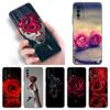 Beautiful Rose Picture Phone Case For Xiaomi Redmi Note 11 10 9 8 Pro 11T 5G 10T 10S 9S 9T 9i 9C 9A 8T Soft TPU Black Cover