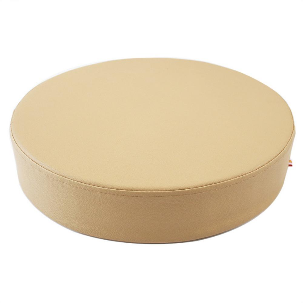 Thicken Leather Round Cushion Japanese Style Upholstered Cushion Simple Sponge Cushion  for Home