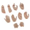 F Fityle 1/6 Масштабные Мужские Кукольные Руки, Ступни и Кулаки Модель для 12-дюймовых Фигурок, DIY Изготовление Кукол, 5 Пар