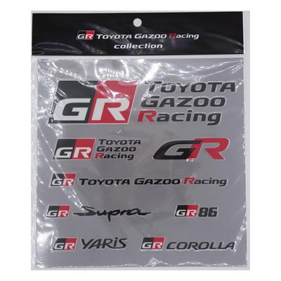 Наклейки TGRC TOYOTA GAZOO Racing TGR Logo Set Black TGRC-A341-01