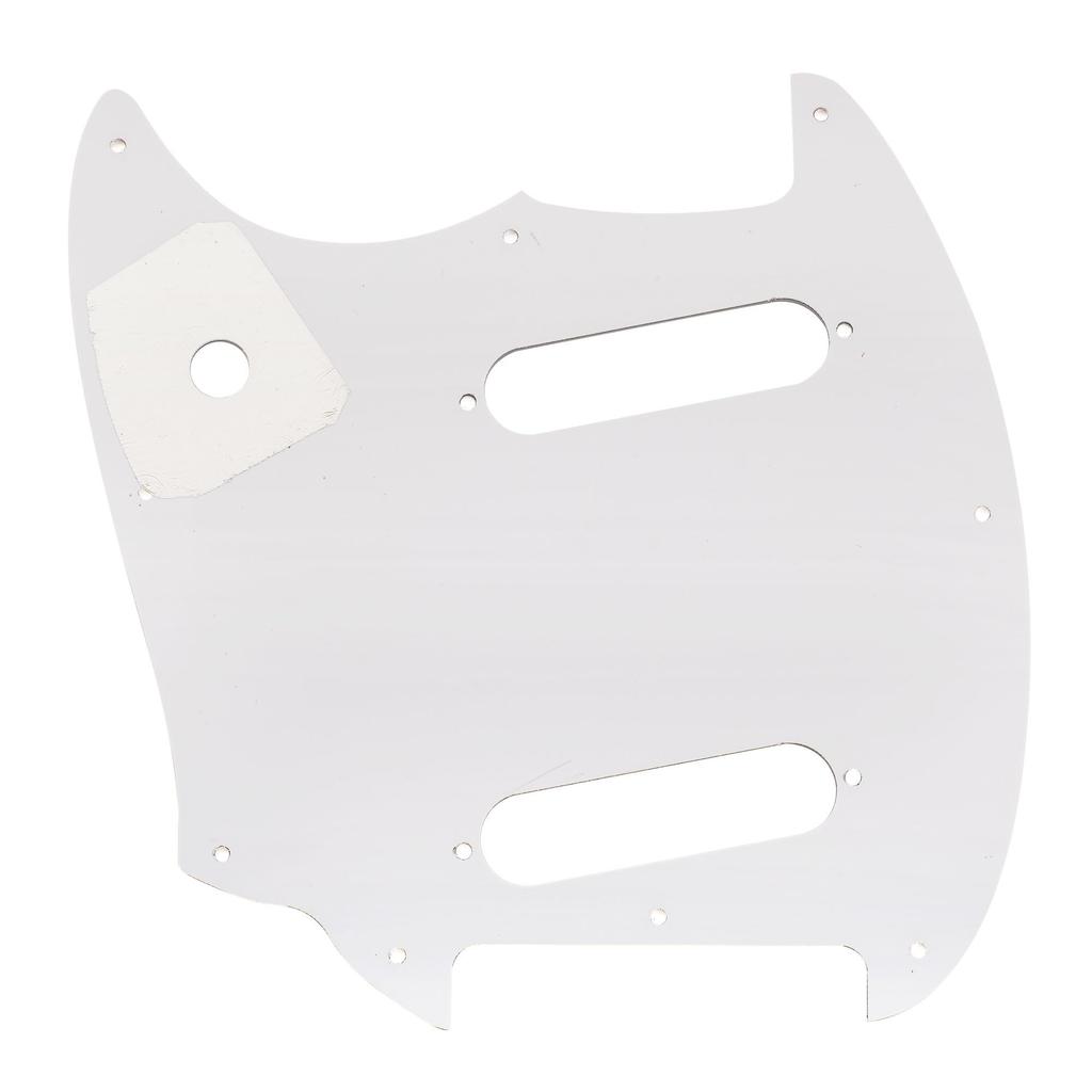 Musiclily Pro Mustang SS Пикгард для Squier Sonic Mustang Электрический Белый Жемчуг 9-отверстий Гитара, 4-слойный,