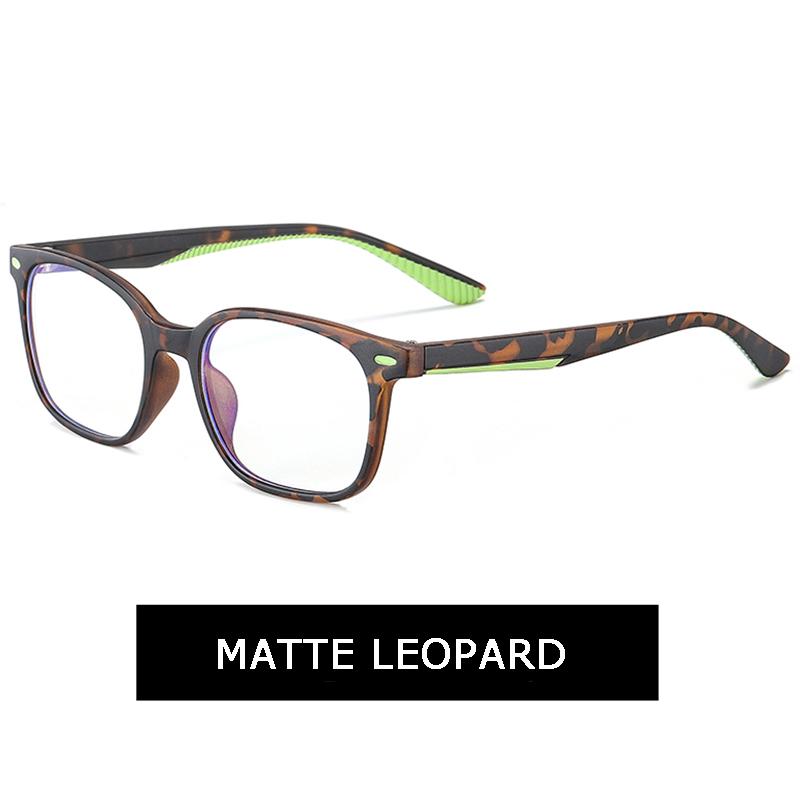 Maxjuli Молодежные очки для блокировки синего света для мальчиков и девочек, квадратные, с заклепками, гибкая резиновая оптическая оправа, очки, УФ 6604