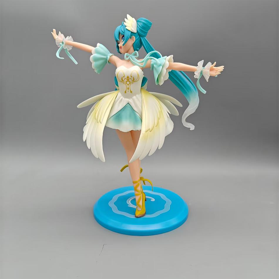 Новый благородный и элегантный лебедь Балет Hatsune Miku ПВХ модель персонажа Орнамент Анимация Коллекционер Статуэтка Настольное украшение