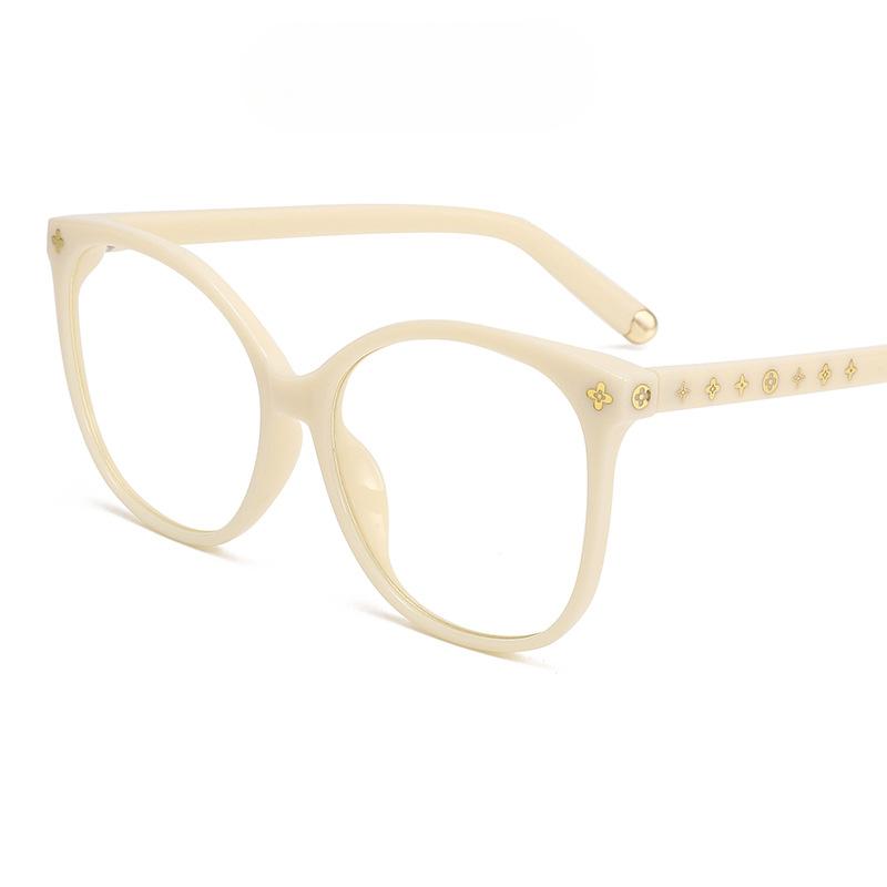 Модные солнцезащитные очки в большой оправе «кошачий глаз», простые солнцезащитные очки, женские индивидуальные солнцезащитные очки