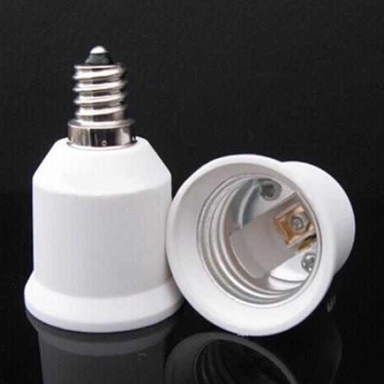 Термостойкий, не пожароопасный, переходник с цоколем для ламп от E12 до E26/E27
