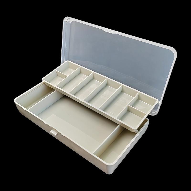 Folding Double-Layer Lure Box with 11 Compartments Fishing Accessories Set - Bait Storage Box