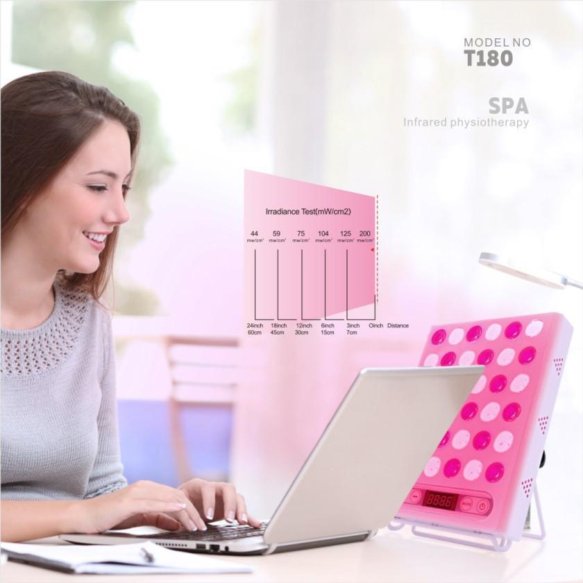 Новая панельная терапия красным светом, фотонное омоложение кожи, большой ряд света, удаление прыщей, косметический светодиодный терапевтический прибор для лица 215*169*30 мм