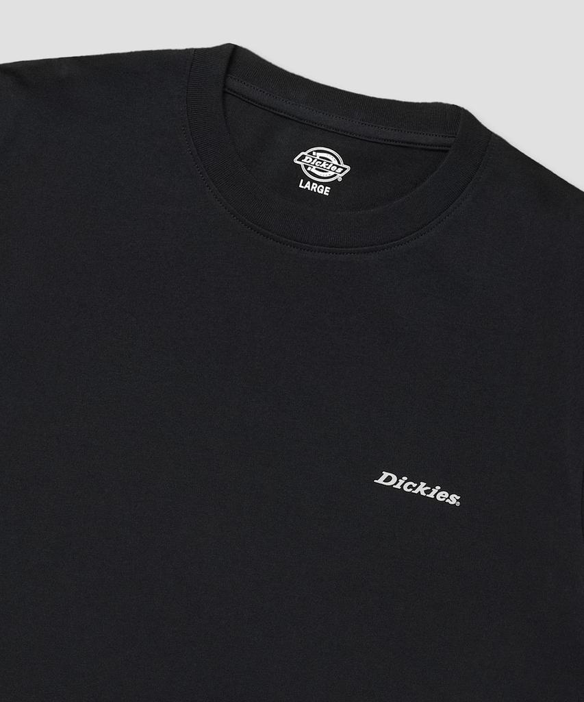 Dickies [2 упаковки] Базовая футболка с логотипом шрифтом Черный/Черный