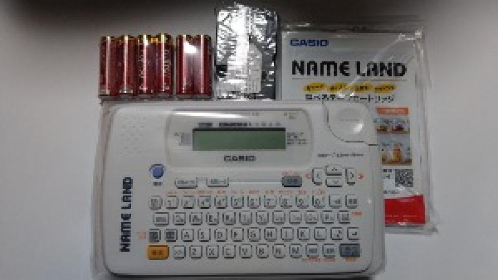 Casio Пишущий этикетки Nameland Entry Модель Белый KL-P40WE