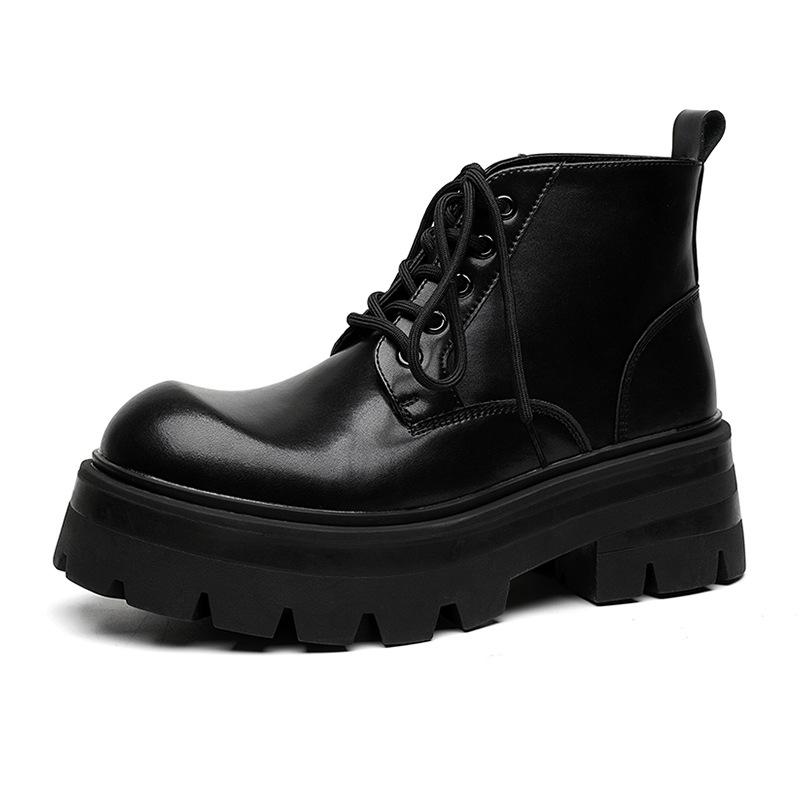 Ботинки Martin мужские 2025 года, новые осенне-зимние ботинки на платформе в британском стиле, короткие ботинки на шнуровке, локомотив 9133-R