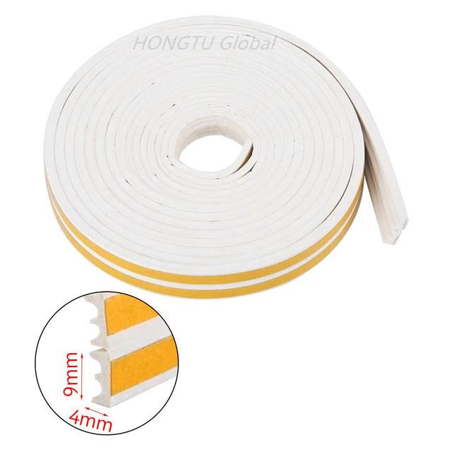 Rubber Foam Window Door Seal Self Adhesive Windproof Tape Door Joint Filler Collision Avoidance Soundproof Sealing Strip