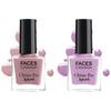 FACESCANADA Faces Splash глянцевый лак для ногтей, Floral Dream 56, 8 мл и Faces Splash глянцевый лак для ногтей, Viola 41, 8 мл