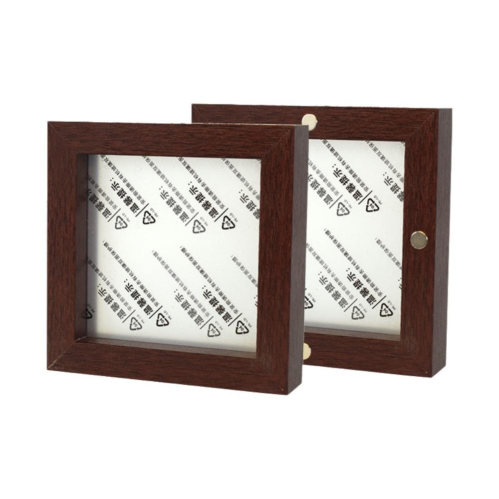 5PCS Square Puzzle Picture Frame Decorative Fridge Magnet Refrigerator Picture Frame Photo Display