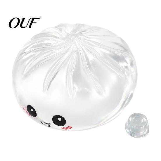 Stress Relieving Toys DIY Dumpling Squeeze Toy Skin, Fillable Empty Ball Skin with Soft Bun Balls Stopper, Anxiety Relief Simulated Making Supplies