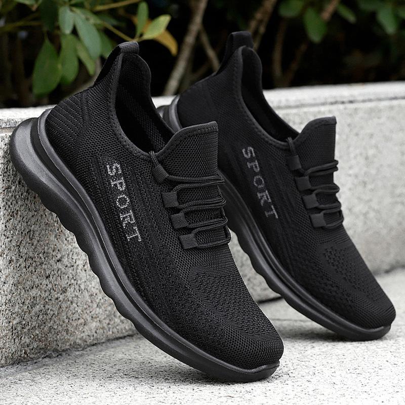 Fashion Spring and Summer New Breathable Men's Shoes, Thin, Anti Slip and Wear-resistant Running Sports and Leisure Shoes