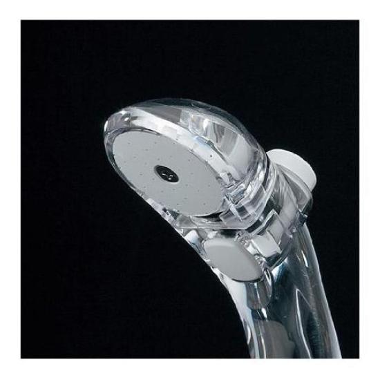Kakudai Stop Shower Head Clear Blue 356-805-CB