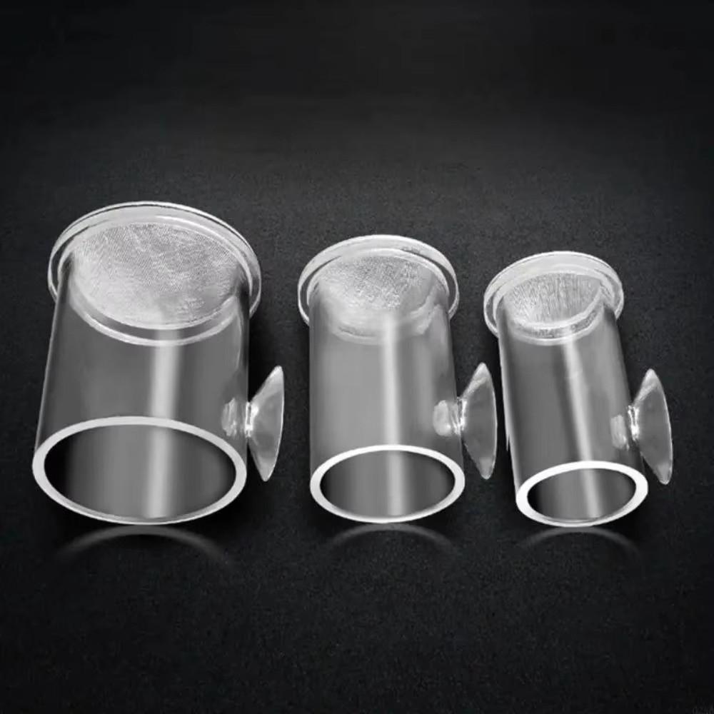 Акриловая кормушка для артемии с фиксацией и присоской, прозрачная, прочная, с плавающим кольцом, для аквариума