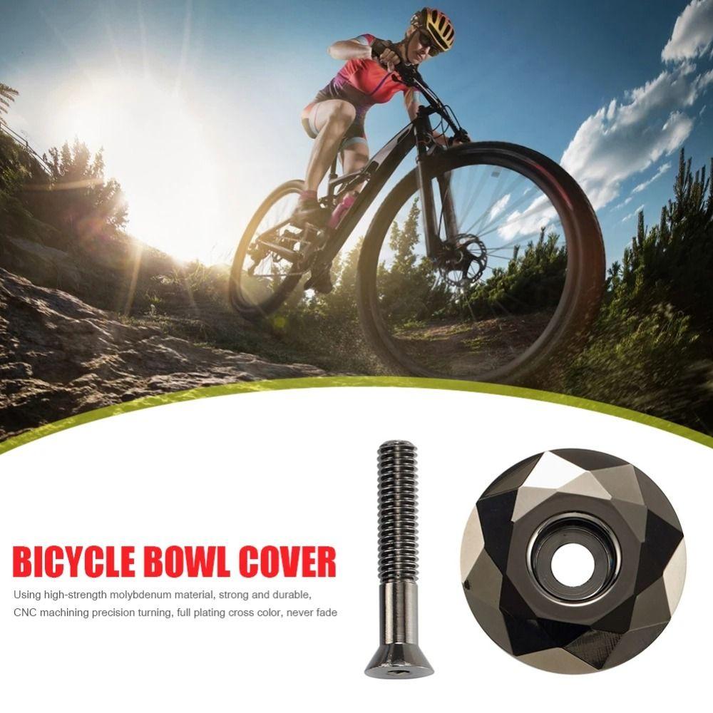 Aluminum Zinc Zinc Alloy Bike Headset Top Cap for 28.6mm Bike Accessories Bicycle Headset Spacers  Road Bike