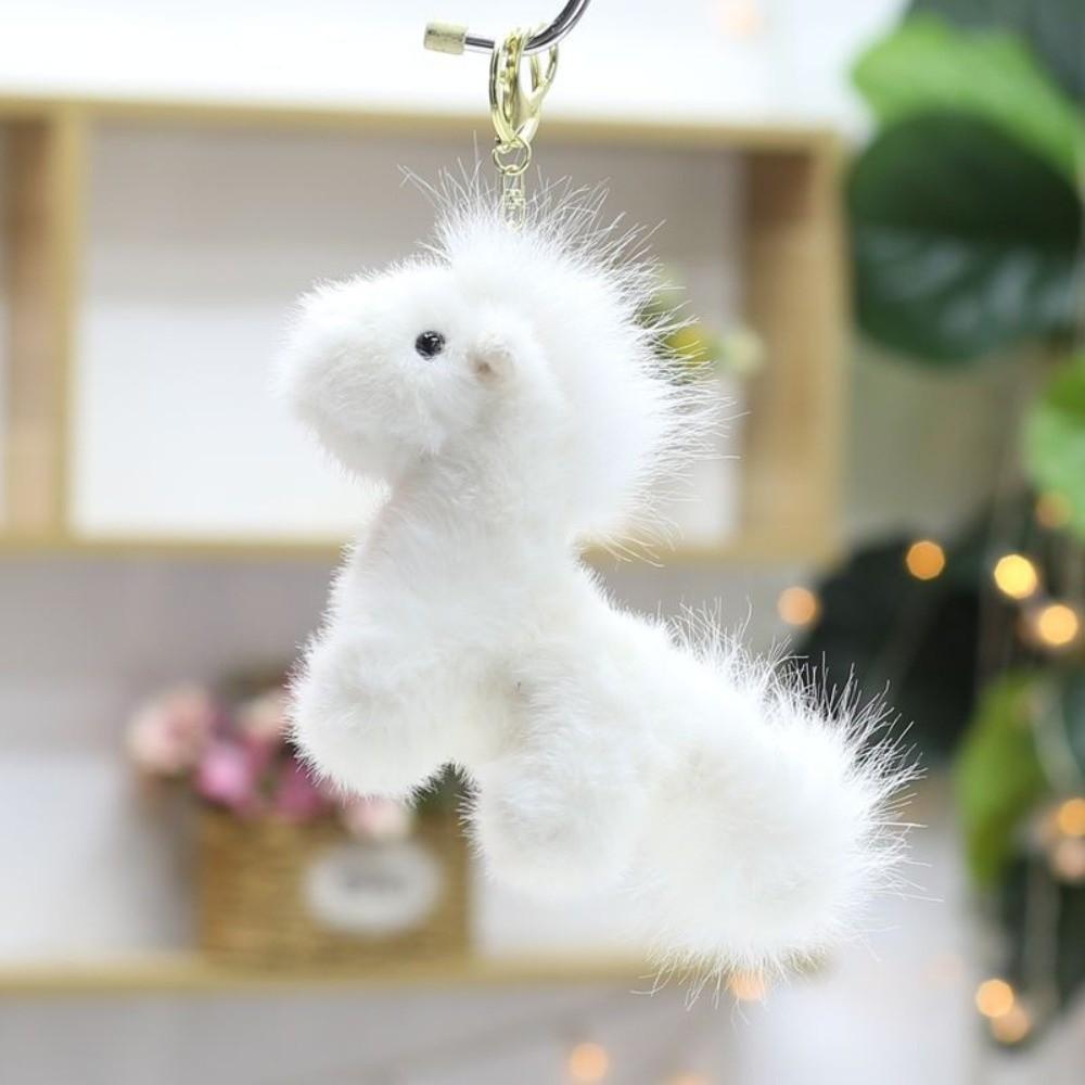 Stuffed Animals Backpack Charm PP Cotton Doll Toy Key Chain New Plush Doll Keychain  Birthday Gifts