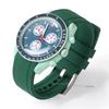 Изогнутый силиконовый ремешок для Swatch Резиновый ремешок для часов Rolex Sport Водонепроницаемый браслет для Citizen 20 мм 22 мм Универсальные ремешки