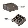 2Pcs Safety Silicone Door Stop Block Wedge Stop Door Stopper Home Office Door Rear Retainer Impact Stopper Rubber Stops No Drill