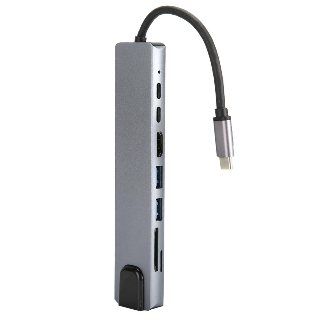 Интерфейс TypeC 8-в-1 к USB 3.0 хаб HDMI RJ45 Ethernet Mini SDTF OTG адаптер