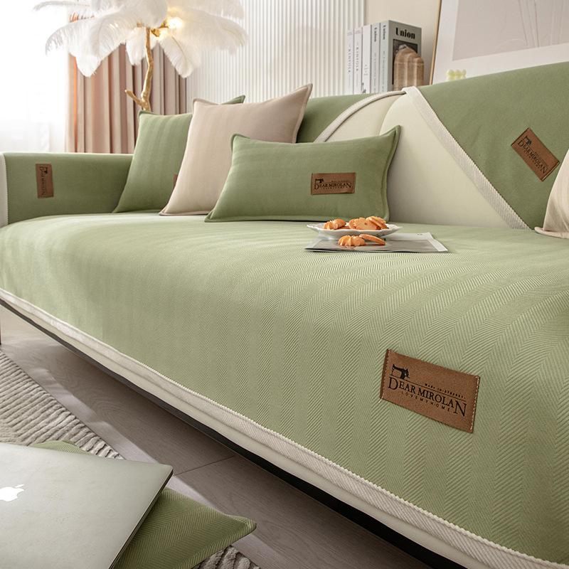 INS стиль диванная подушка четыре сезона универсальный простой современный чехол для дивана ткань нескользящий чехол для дивана ткань спинка