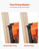 Cordless Brad Nailer, 18 Gauge, 20V Battery Powered Nail Gun, with 500 pcs Nails, 2.0 Ah Li-ion Battery and Charger, Adjustable Nailing Depth, for