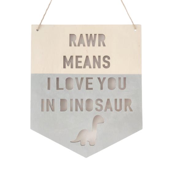 Wood Sign Adorable Party Cute Wall-mounted Nordic Style Home Wooden Wall Sign Photography Props