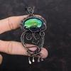 Mystic Fire Labradorite Pendant Copper Wire Wrapped Pendant Handmade Pendant Wire Wrapped Jewelry Gemstone Pendant For Gift Copper Jewelry
