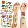 Cartoon Summer Hawaiian Series Tattoo Stickers Waterproof Party Gift Funny Face Stickers