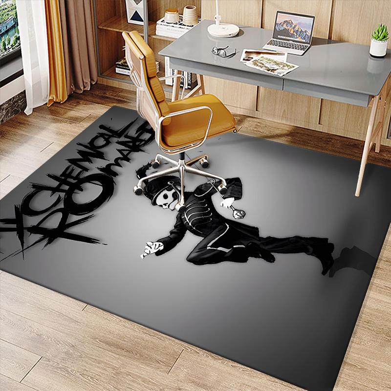 My Chemical Romance The Black Parade Printed Absorbent Washable Carpet, Non-Slip Bathroom Mats, Kitchen Rugs, Yoga Mat,Living Room Entrance, Camping P