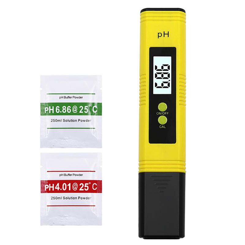 PH detector, liquid crystal digital PH meter, handheld, high-precision, PH test pen, aquarium, hydroponic water detector