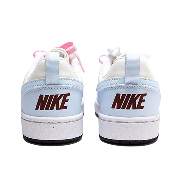 Nike Кеды для скейтбординга Court Borough Женские Низкие Розовый/Белый/Синий FV8120-141(Команда15-)