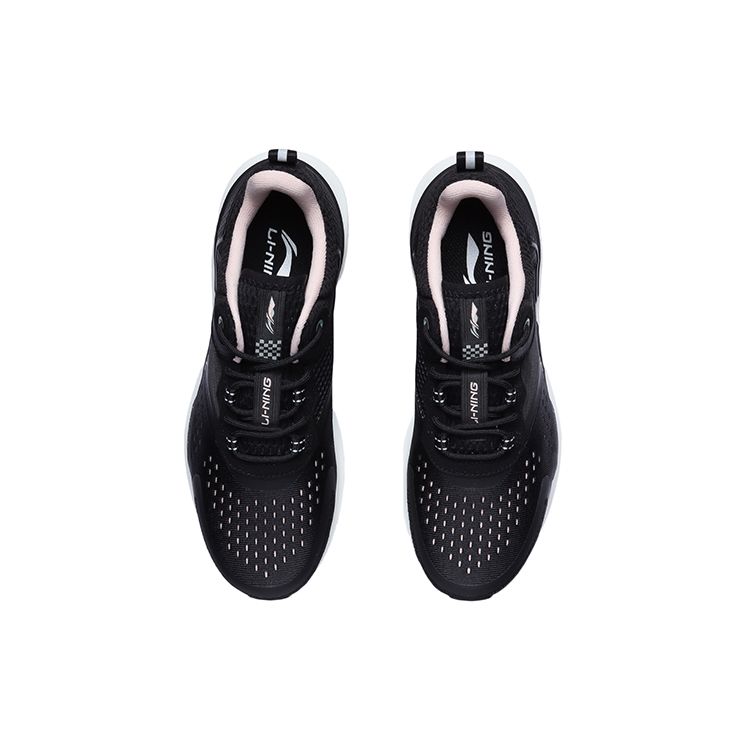 Кроссовки женские Li Ning Trendy Casual Shock Absorbing Low Top, черные AGLR056-4