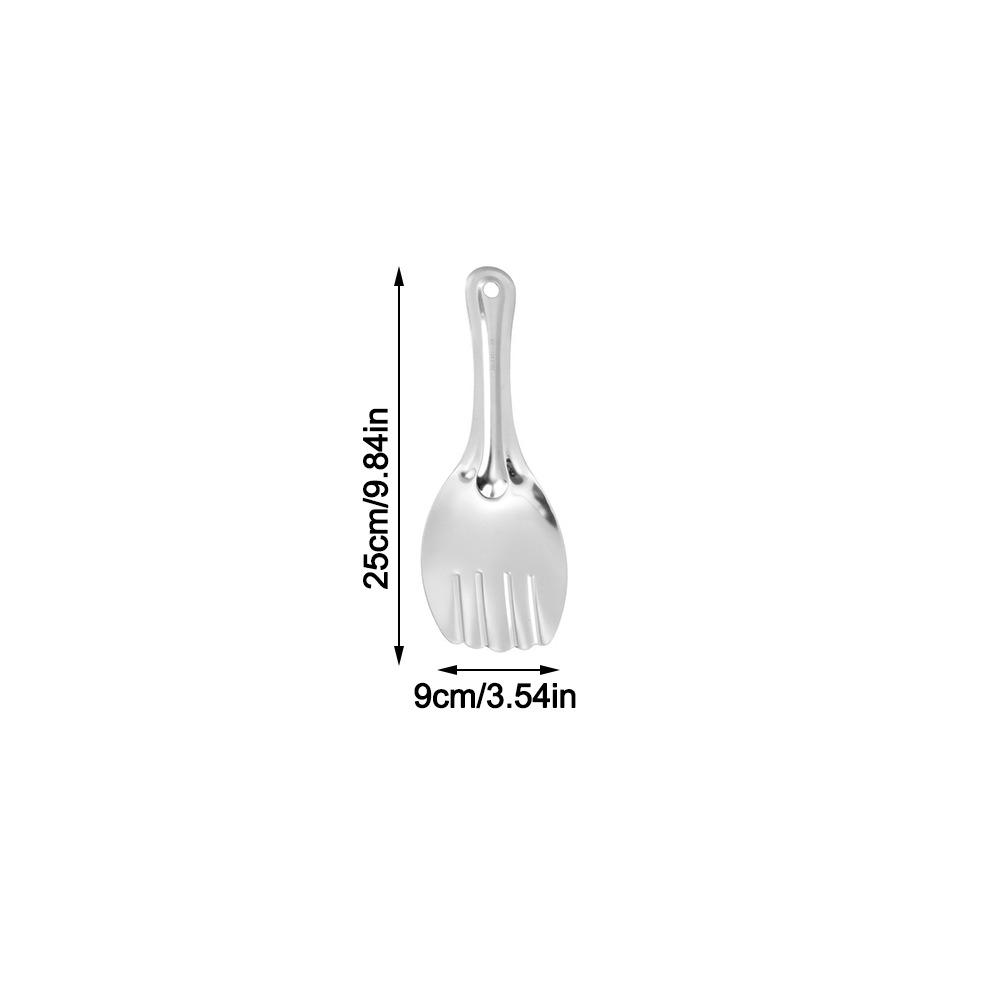 Household Non-stick Rice Spoon Stainless Steel Rice Spoon Easy to Clean Canteen Serving spoon
