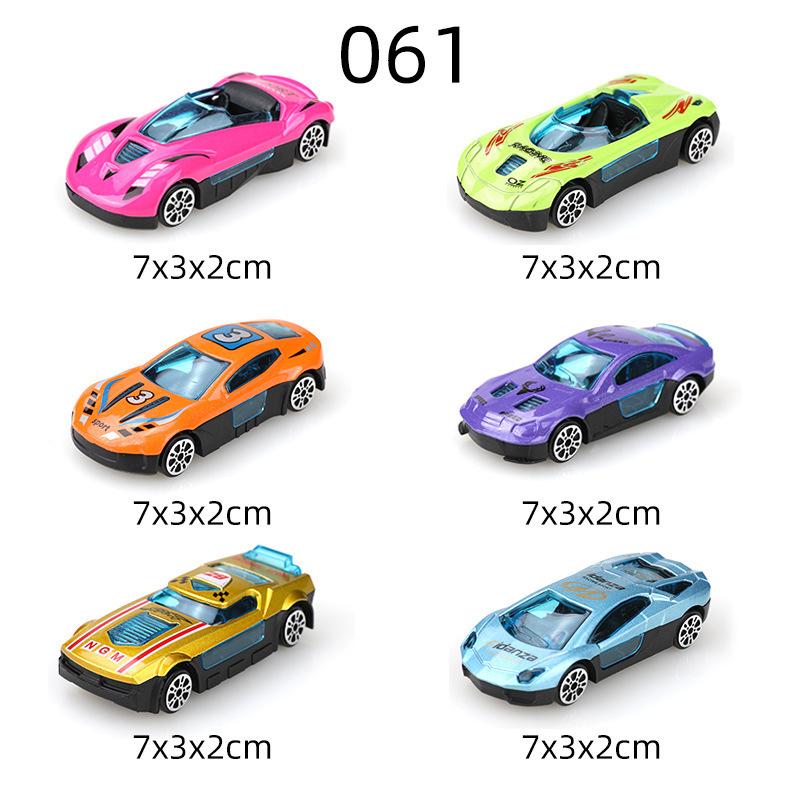 Игрушки Модели Гонки Спорт Ретро Полицейская Машина Аксессуары 1:64 Легкосплавные Скользящие Гибкие Направляющие Машины Машины Инженерные Транспортные Средства Дети